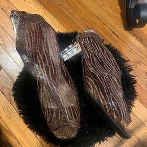 Summer/fall booties with sparkle